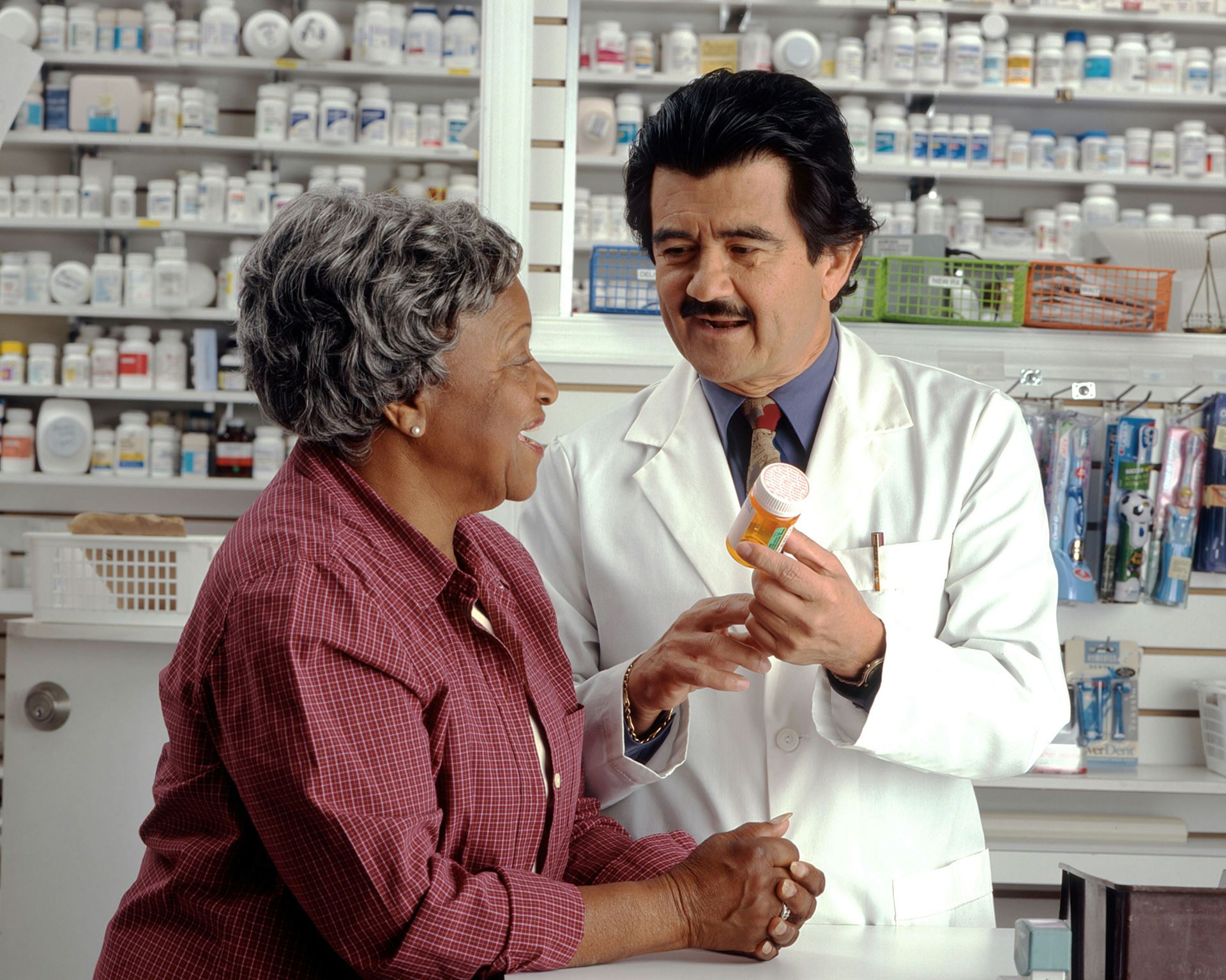 Patient ordering a prescription