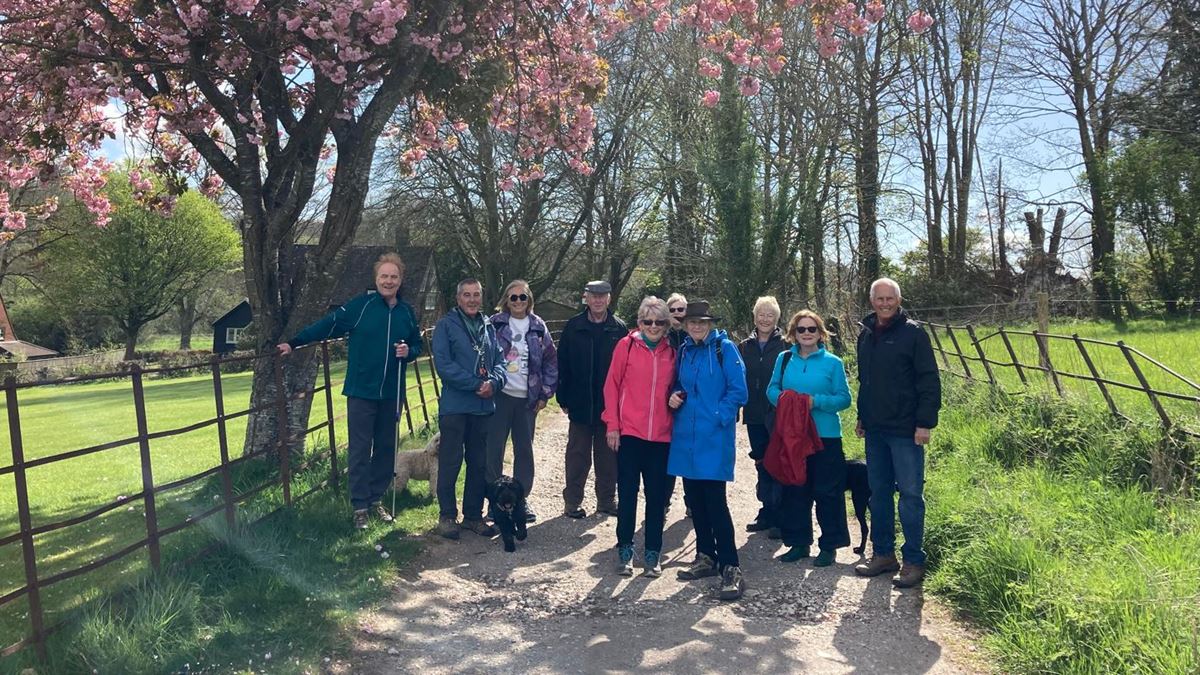 Photo of our walking group 